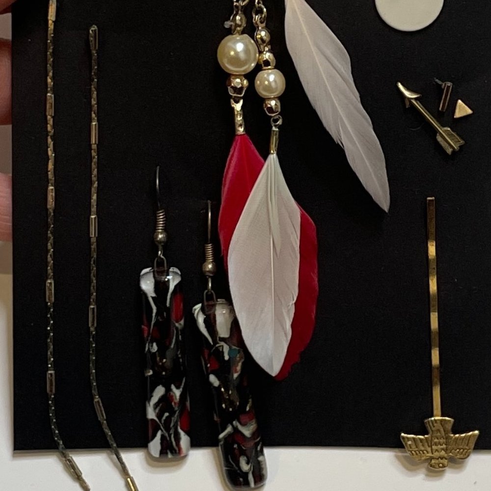 Assorted Earrings for Layering/Stacking - Picture 3 of 4